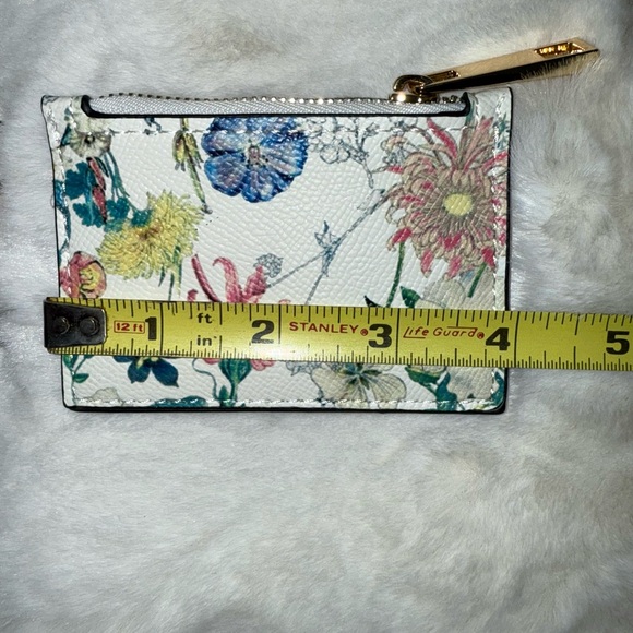 Aldo Floral Crossbody Strap 2 Side Purse Card Holder Keychain Gift Box Set - Picture 7 of 15